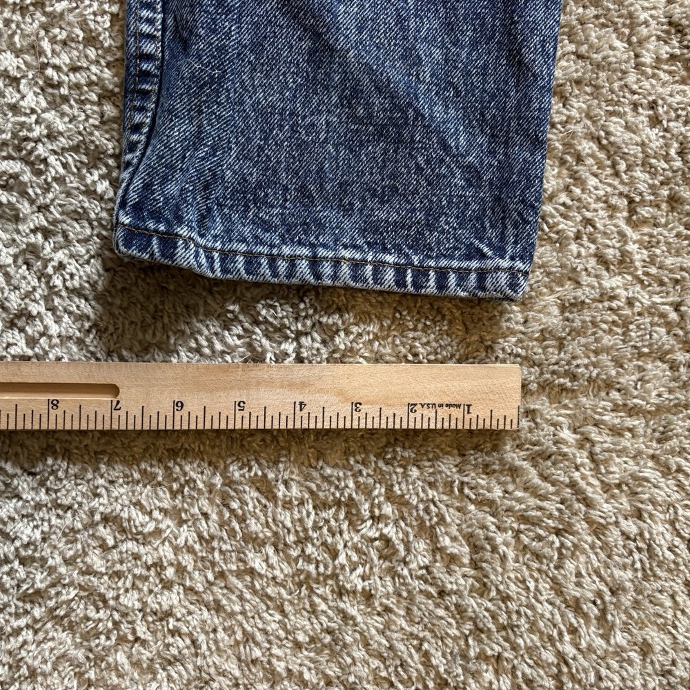 Vintage 90s Levi's Acid Washed Denim Jeans Men's 31x29 USA Made - Picture 6 of 9